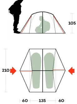 Ferrino GRIT 2 TENT- Ultra Light Adventure | Trekking