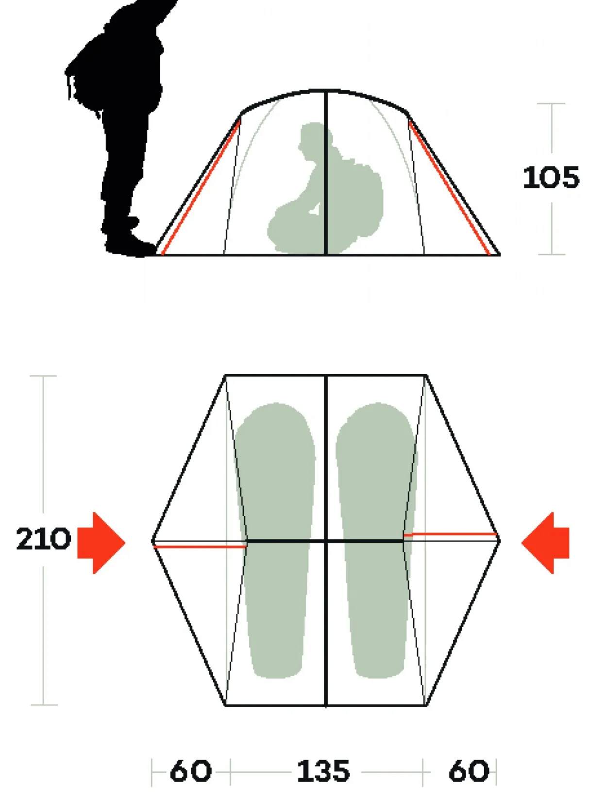Ferrino GRIT 2 TENT- Ultra Light Adventure | Trekking