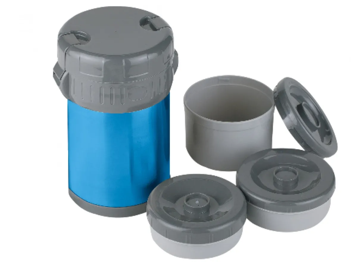 Ferrino INOX LUNCH JUG WITH CONTENITORS- Popote | Camping