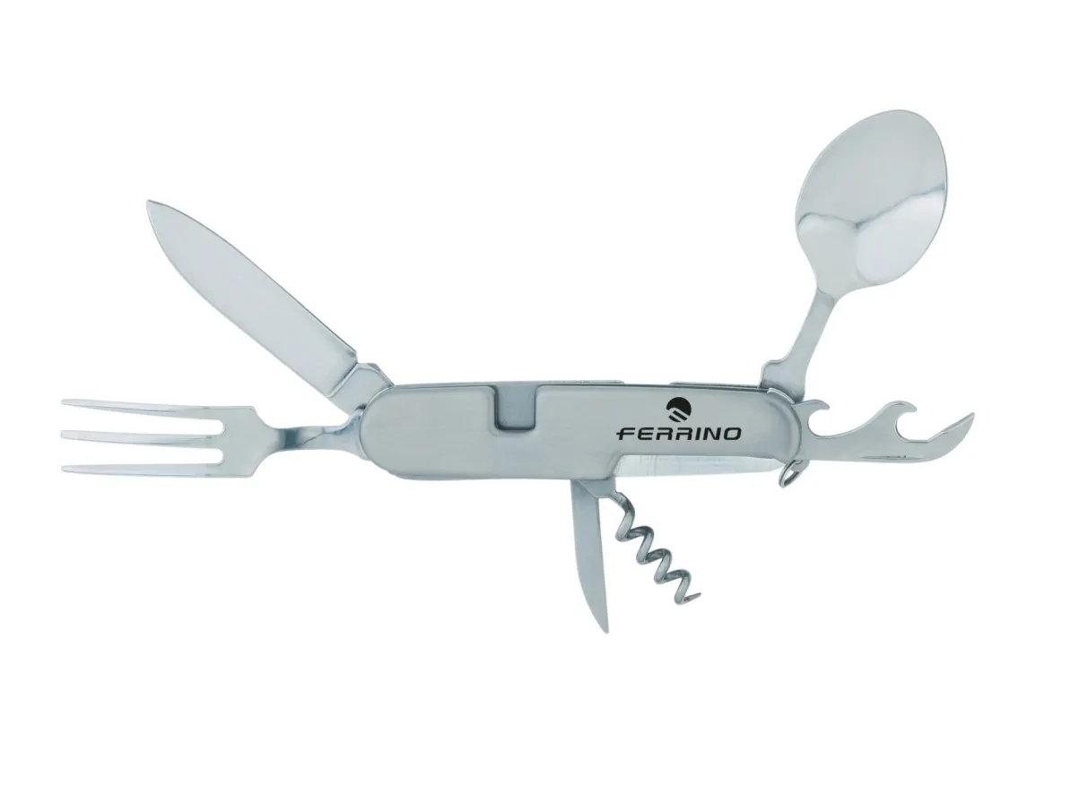Ferrino KNIFE WITH CUTLERY SET oro- Accessoires | Camping