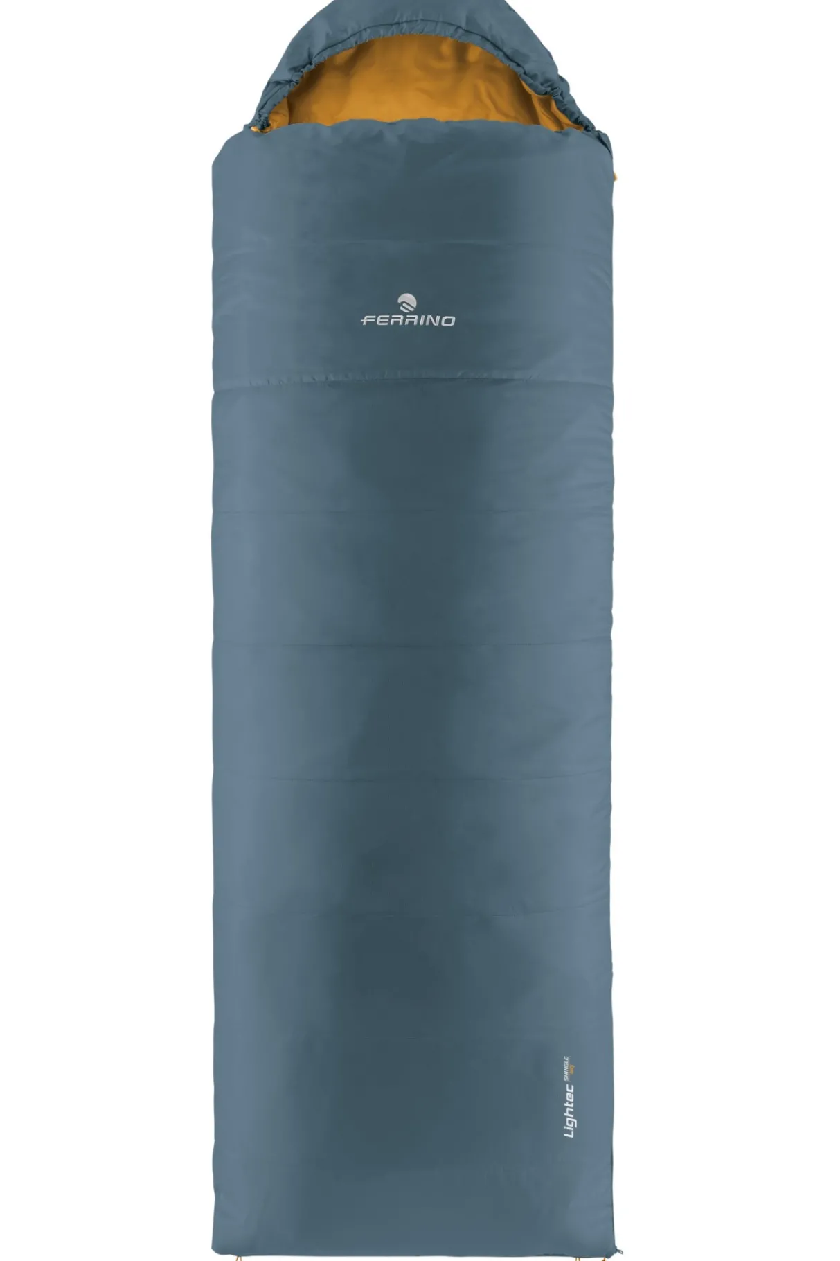 Ferrino SLEEPINGBAG LIGHTECH SHINGLE SQ zip right blue- Synthétique | Trekking
