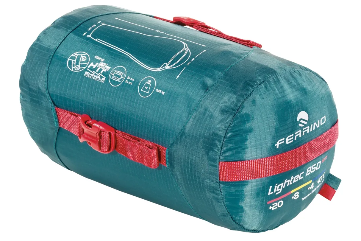 Ferrino SLEEPINGBAG LIGHTECH SM 850 verde- Synthétique | Trekking