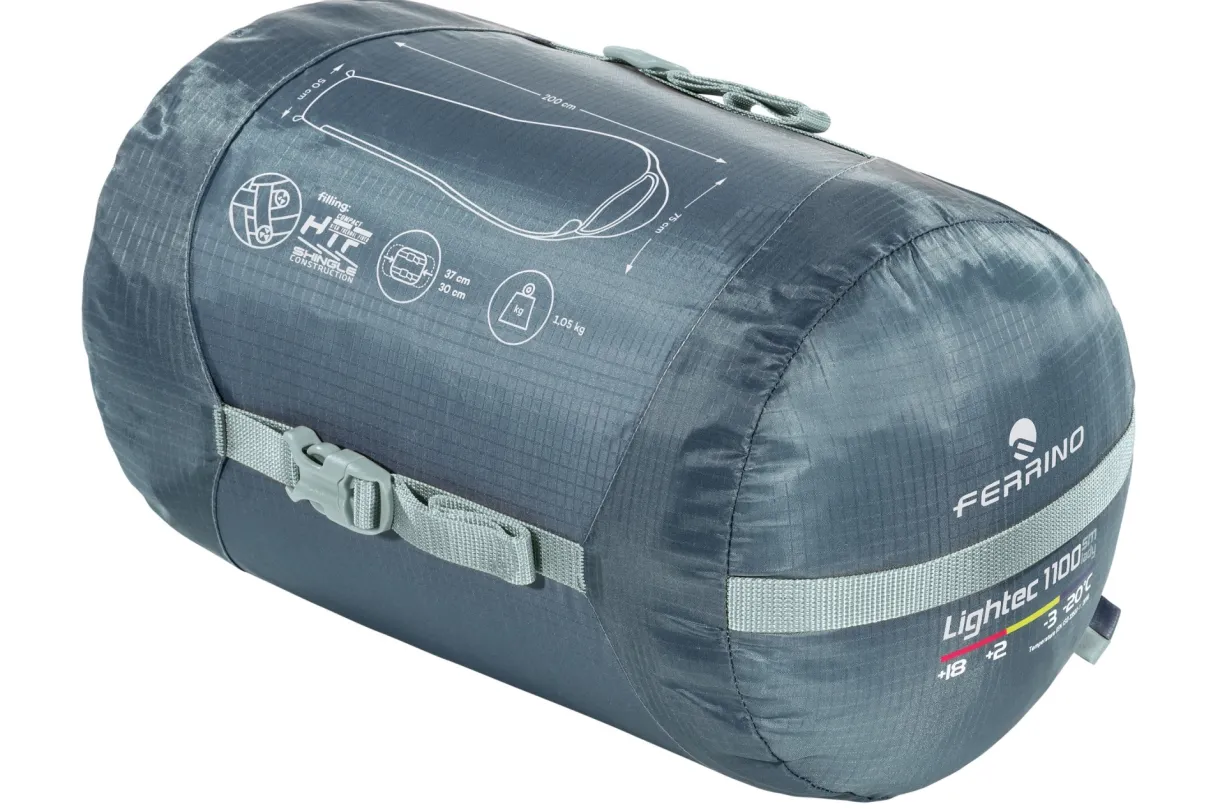 Ferrino SLEEPINGBAG LIGHTECH SM 1100 LADY blu- Synthétique | Alpinisme Et Ski De Randonnée