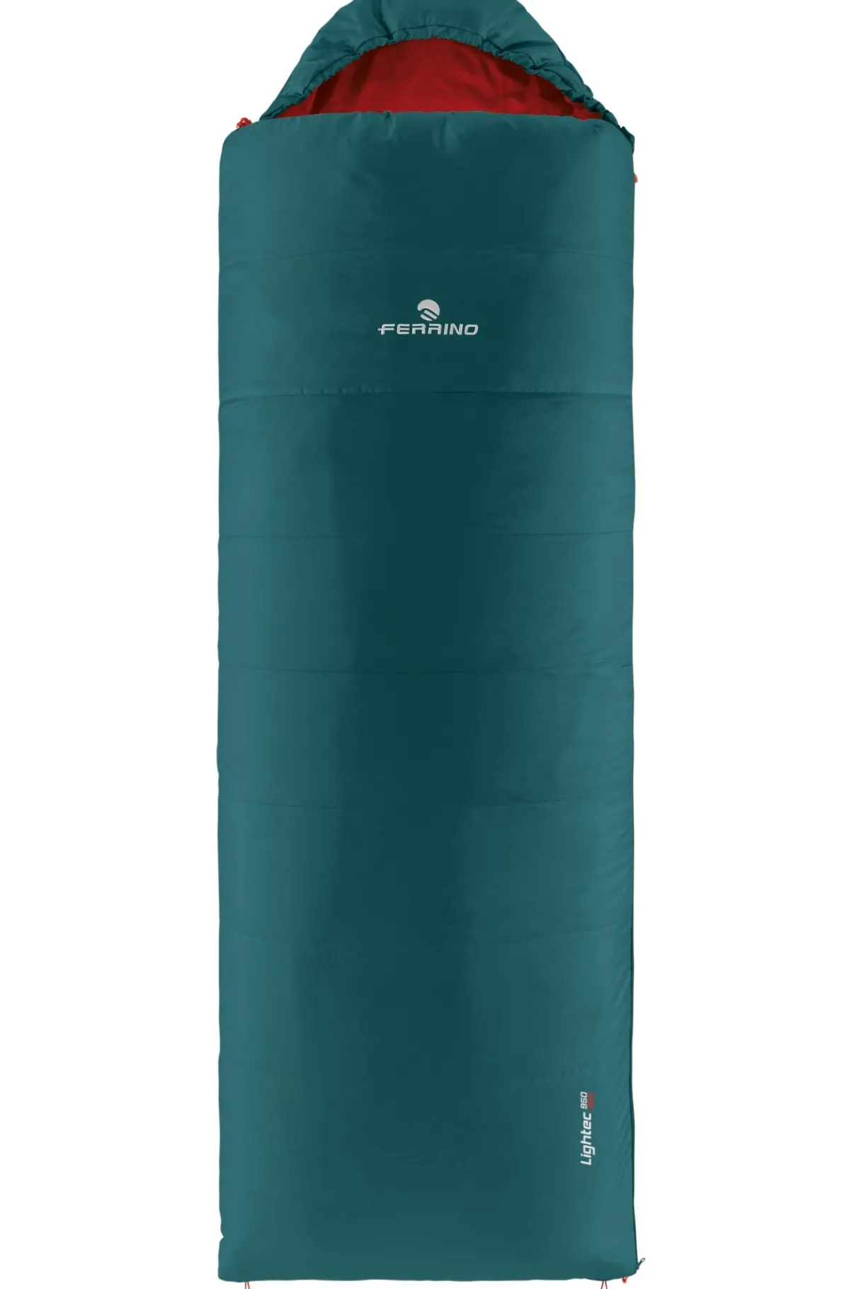 Ferrino SLEEPINGBAG LIGHTECH SSQ 950 zip right green- Synthétique | Trekking