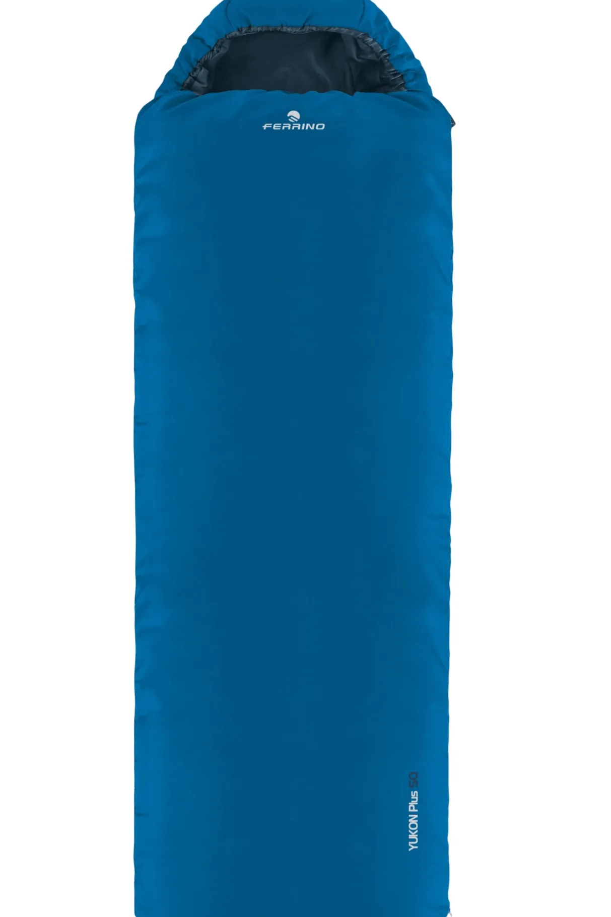 Ferrino SLEEPINGBAG YUKON PLUS SQ zip left blue- Synthétique | Trekking