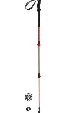 Ferrino STICK NUPTSE rosso- Bâtons | Alpinisme Et Ski De Randonnée