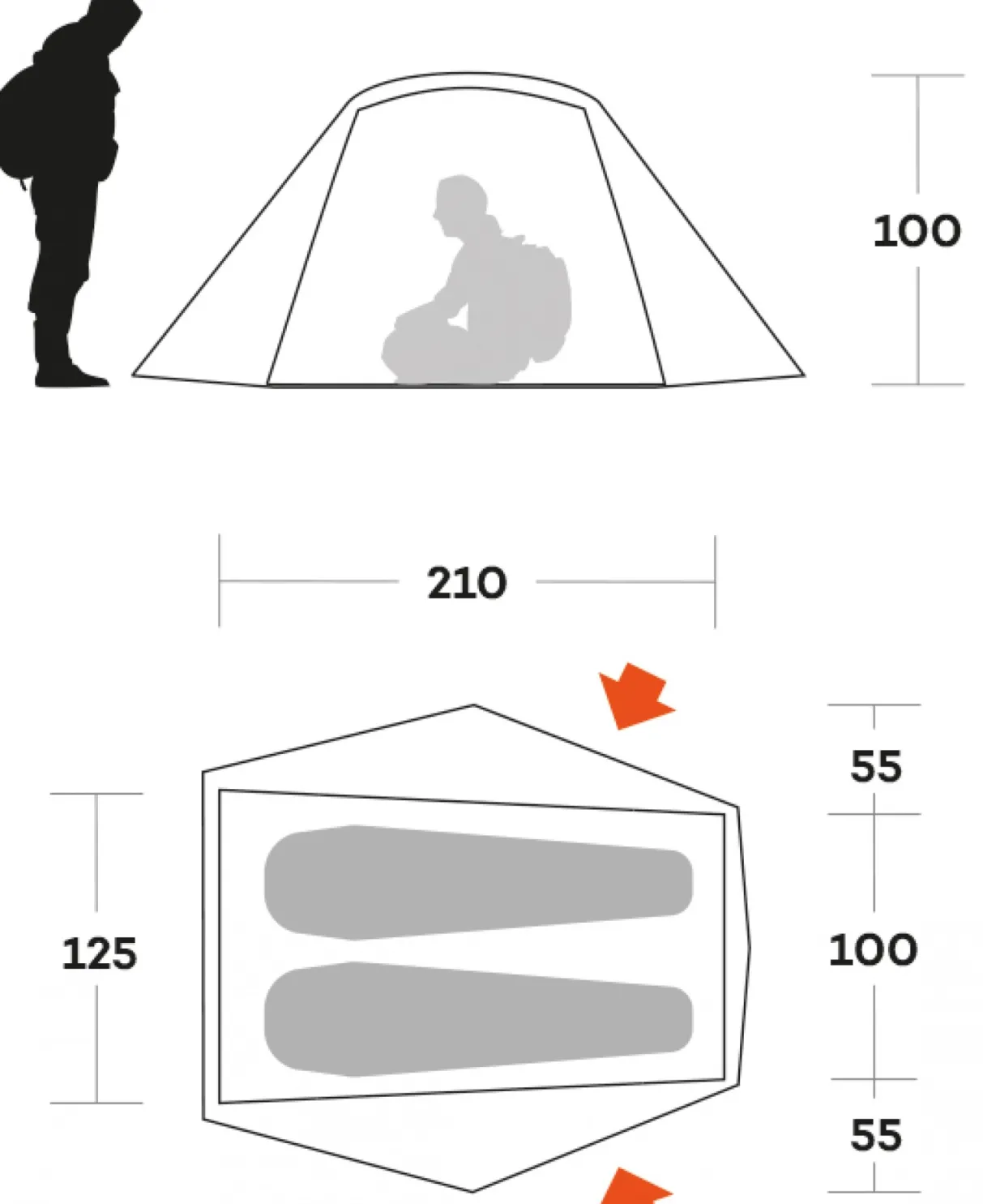 Ferrino TENT BLOW 2- Ultra Light Adventure | Trekking