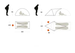 Ferrino TENT EXTREME 2 arancio- Expedition | Expedition