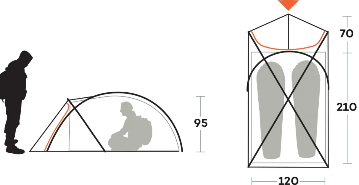 Ferrino TENT NAMIKA 2- 4 Saisons | Alpinisme Et Ski De Randonnée