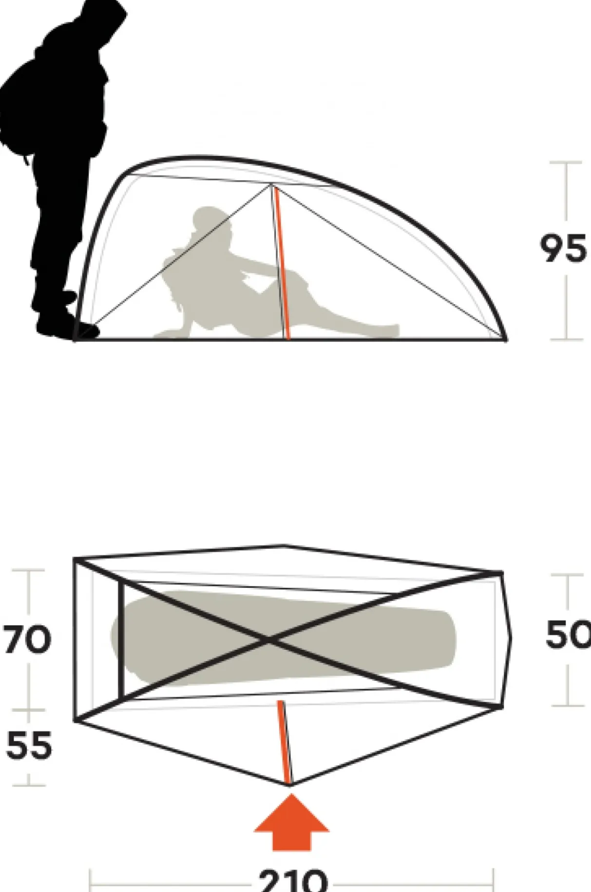 Ferrino TENT NEMESI 1 PRO- Light Adventure | Trekking