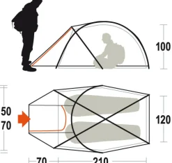 Ferrino TENT PILIER 2- Expedition | Alpinisme Et Ski De Randonnée