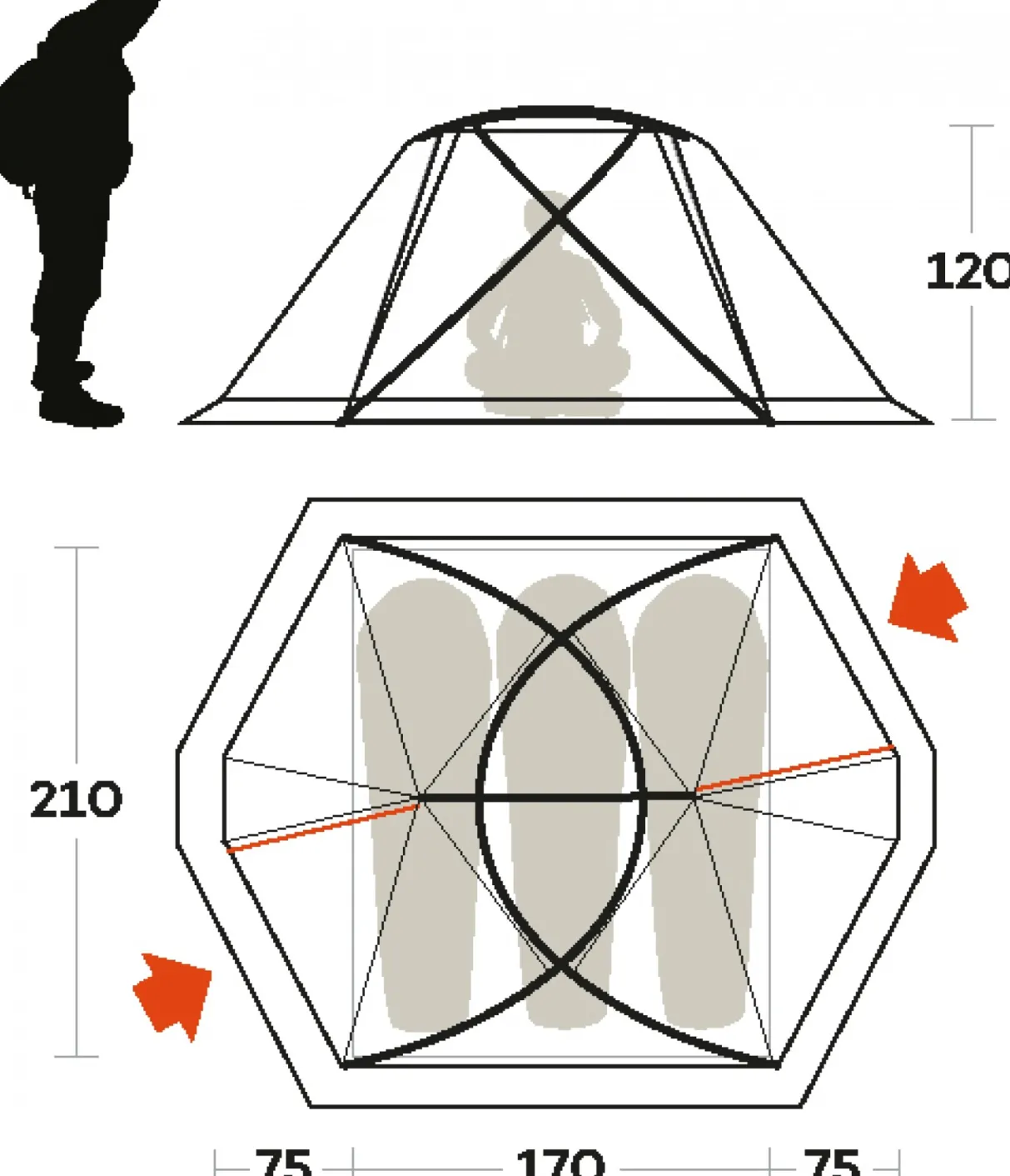 Ferrino TENT SVALBARD 3.0- 4 Saisons | Alpinisme Et Ski De Randonnée