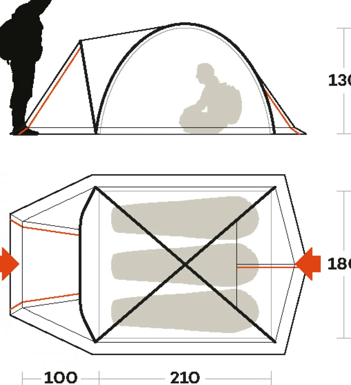 Ferrino TENT TENERE 3- Outdoor Classic | Trekking